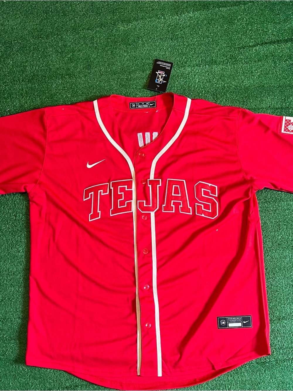 Custom Texas Rangers City Connect Aguilar #6 XXL